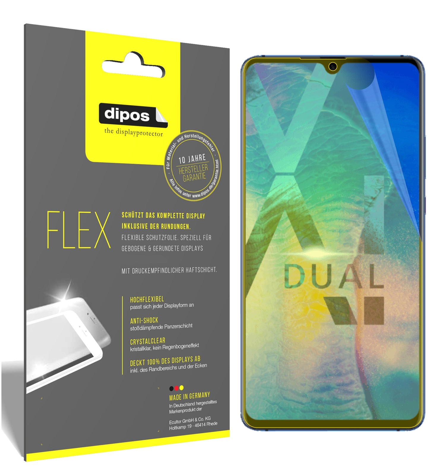 3D Full Cover Displayschutzfolie: Case-freundlicher Schutz mit perfekter Passform für dein Display.