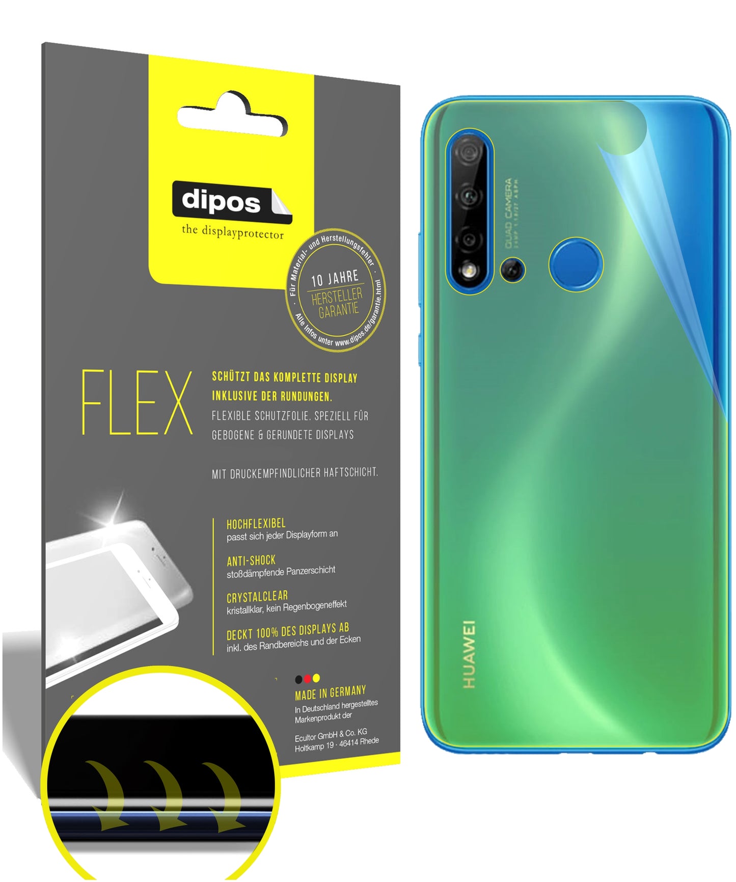 3D Full Cover Displayschutzfolie: Case-freundlicher Schutz mit perfekter Passform für dein Display.