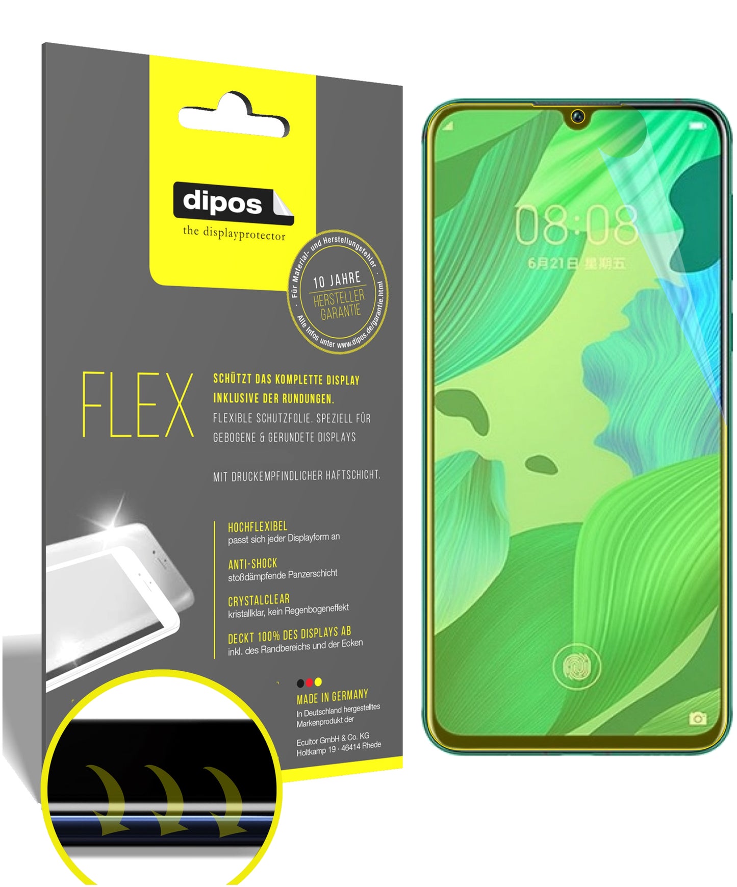 3D Full Cover Displayschutzfolie: Case-freundlicher Schutz mit perfekter Passform für dein Display.