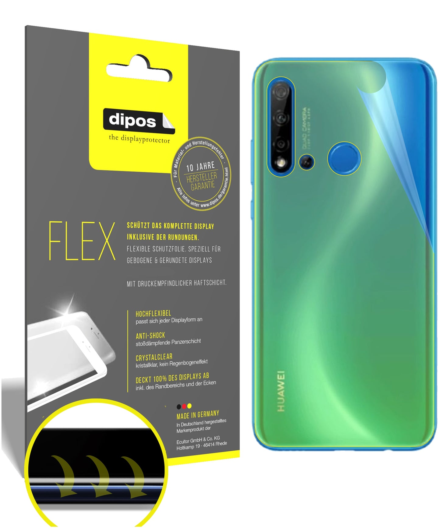 3D Full Cover Displayschutzfolie: Case-freundlicher Schutz mit perfekter Passform für dein Display.