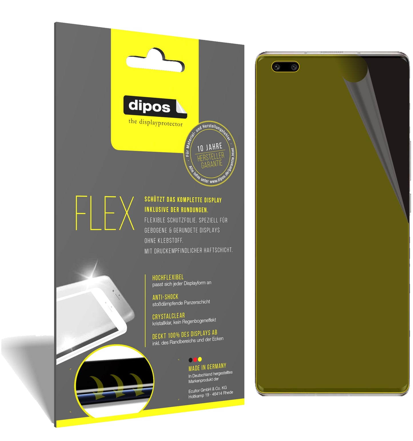 3D Full Cover Displayschutzfolie: Case-freundlicher Schutz mit perfekter Passform für dein Display.