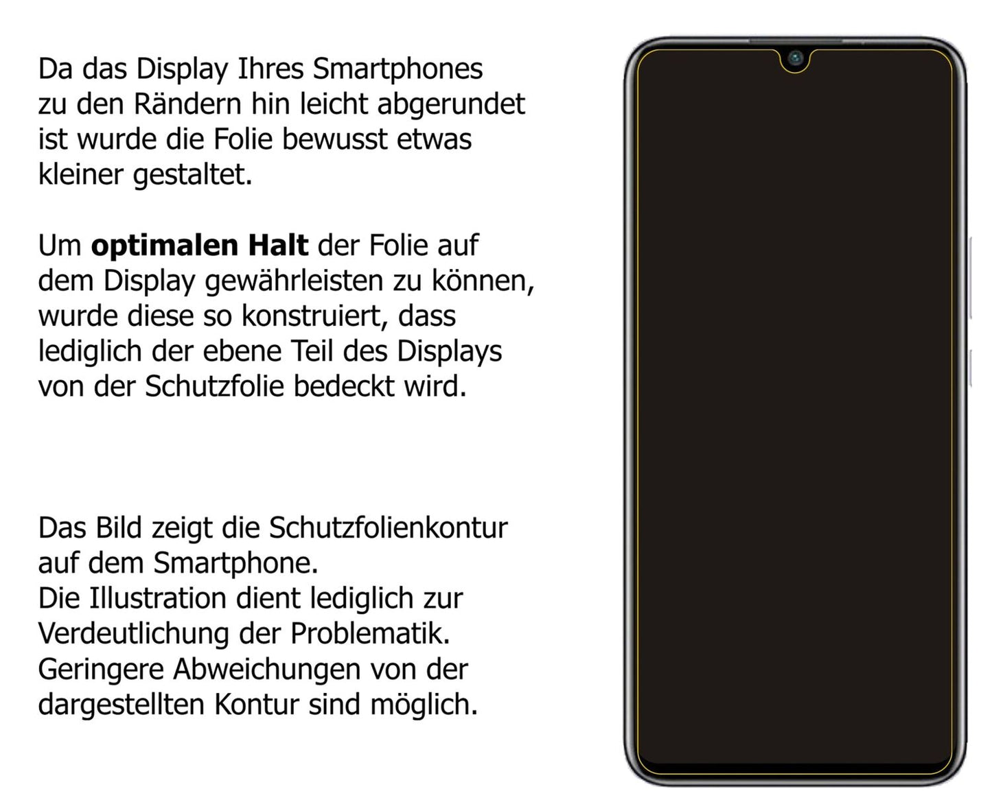 Dünne und klare Folie passend zugeschnitten für Huawei nova 8 SE