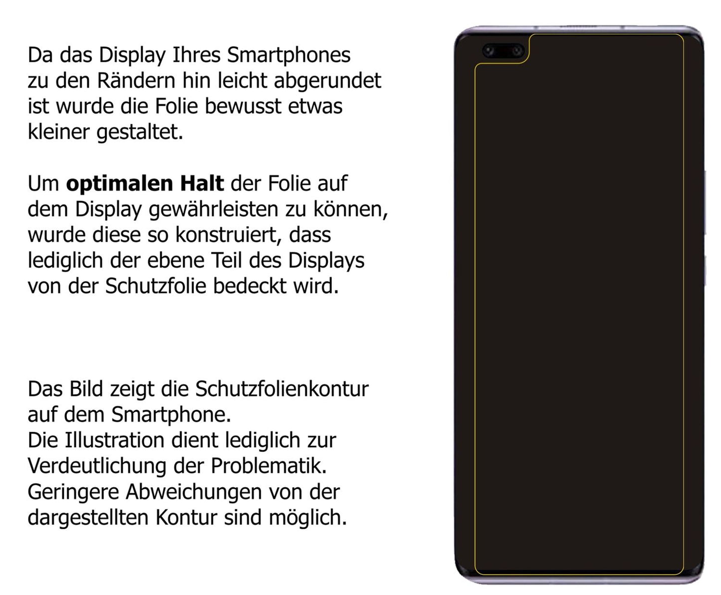 Dünne und klare Folie passend zugeschnitten für Huawei Nova 9 Pro