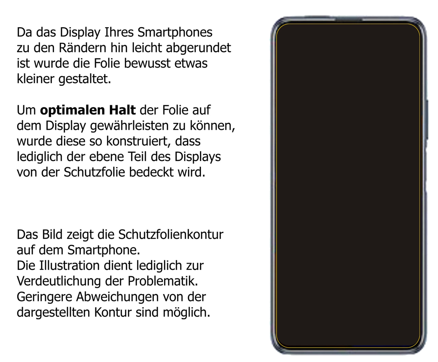 dipos Displayschutz für Huawei Y9a, mattierte Oberfläche, robuste Festigkeit und perfekte Passform