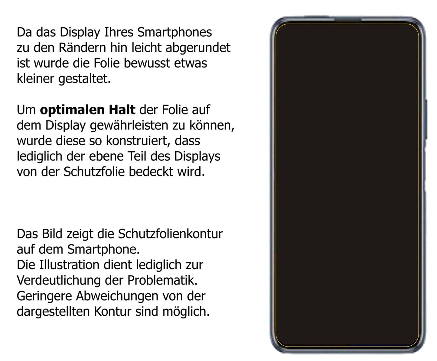 dipos Displayschutz für Huawei Y9a, mattierte Oberfläche, robuste Festigkeit und perfekte Passform