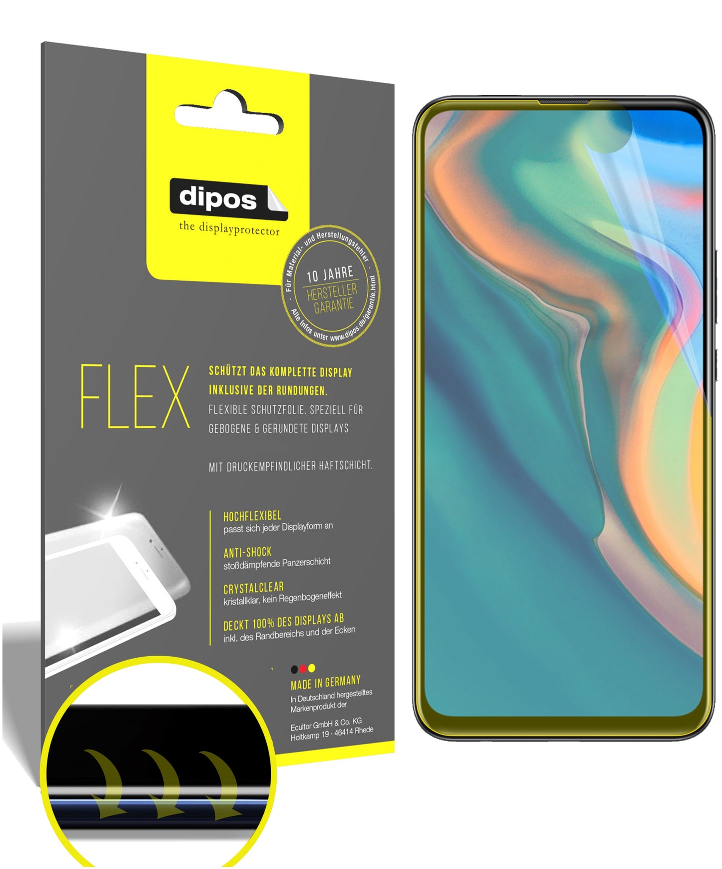 3D Full Cover Displayschutzfolie: Case-freundlicher Schutz mit perfekter Passform für dein Display.