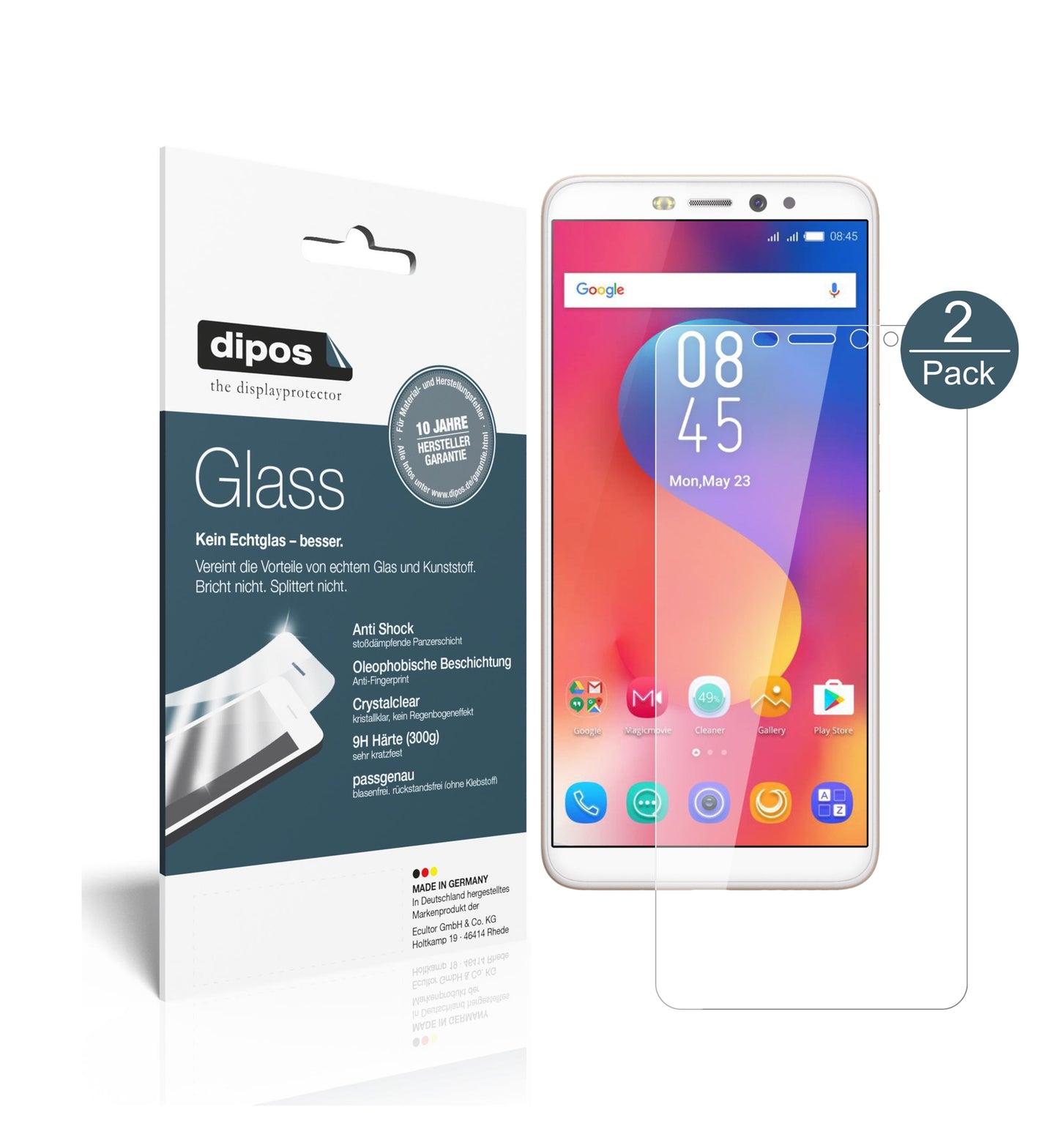 Perfekte Passform und ultimative Qualität: Unser 9H Panzerglas bietet Schutz für Infinix-Hot S3