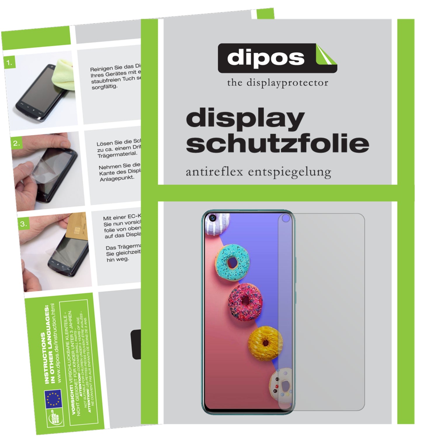 Mattes Panzerglas: Entspiegelte, dünne Folie, Fingerabdruckresistenz und Bildschirmschutz für Infinix-S5