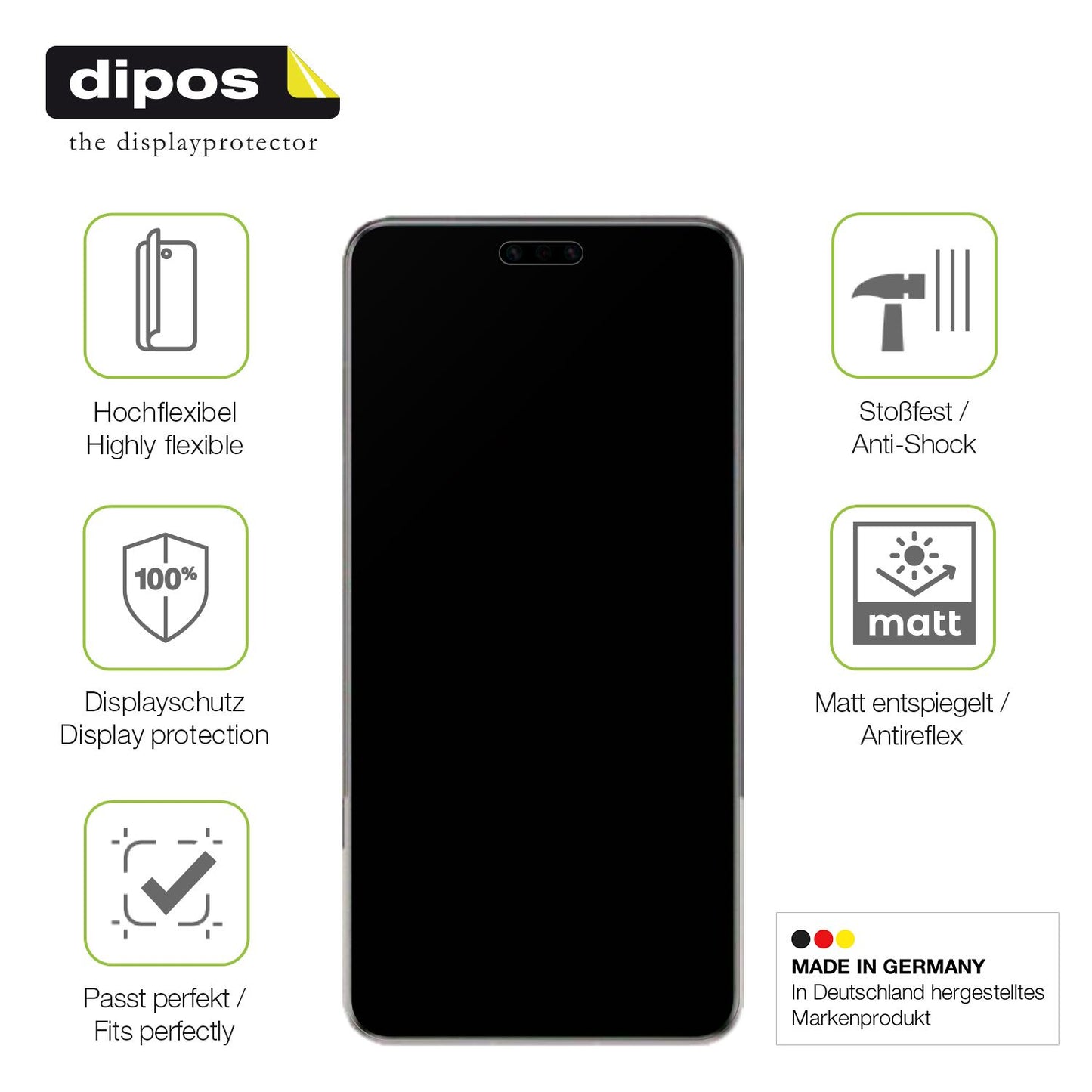 2x Full Cover Schutzfolie matt für Huawei Mate 60 (7)