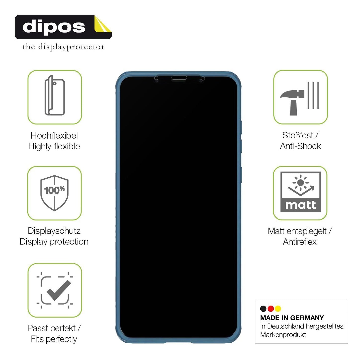 2x Full Cover Schutzfolie matt für Huawei Mate 50 (7)