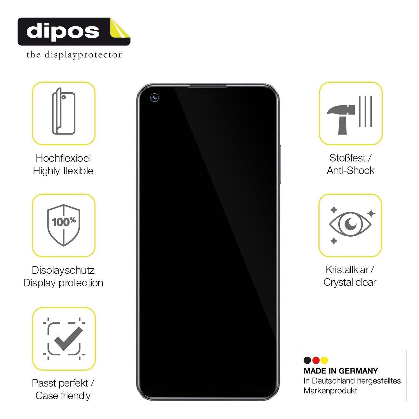 1x 3D Full Cover Schutzfolie für Oppo Realme 10 (7)