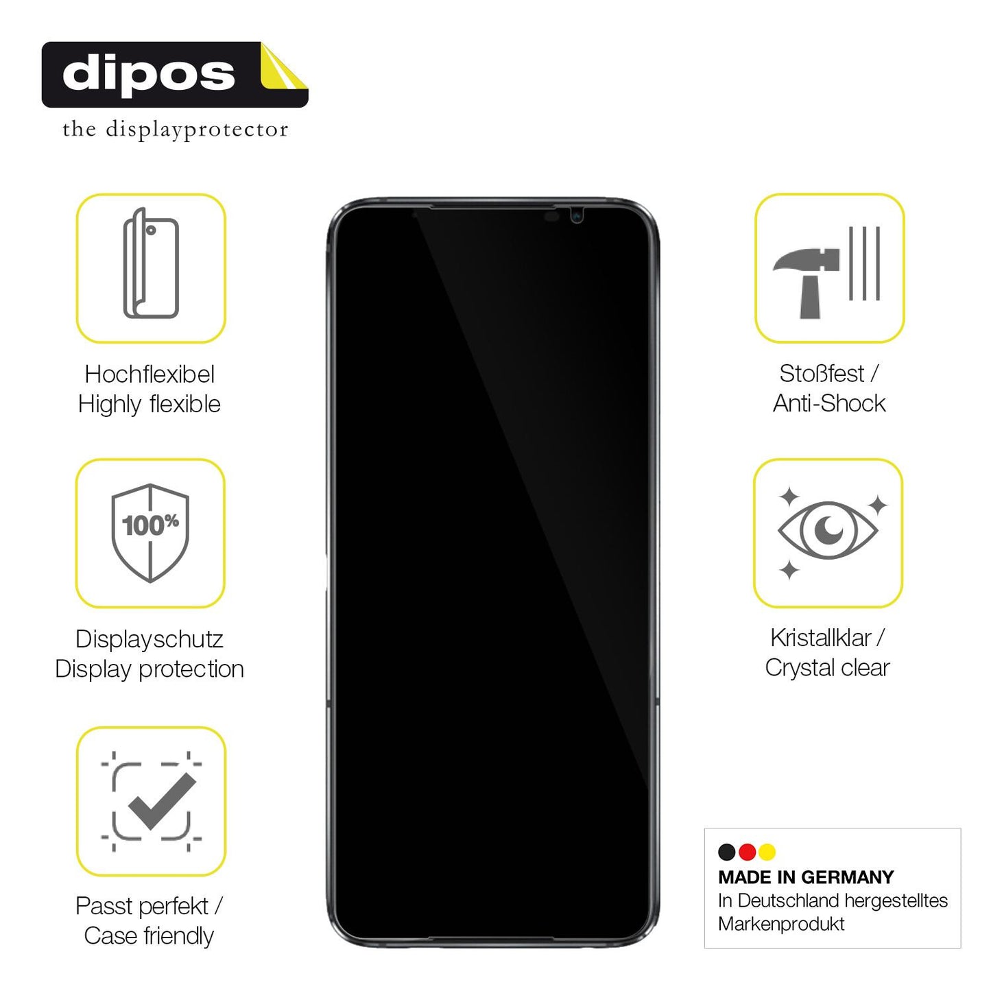 2x 3D Full Cover Schutzfolie für ASUS ROG Phone 6D (7)