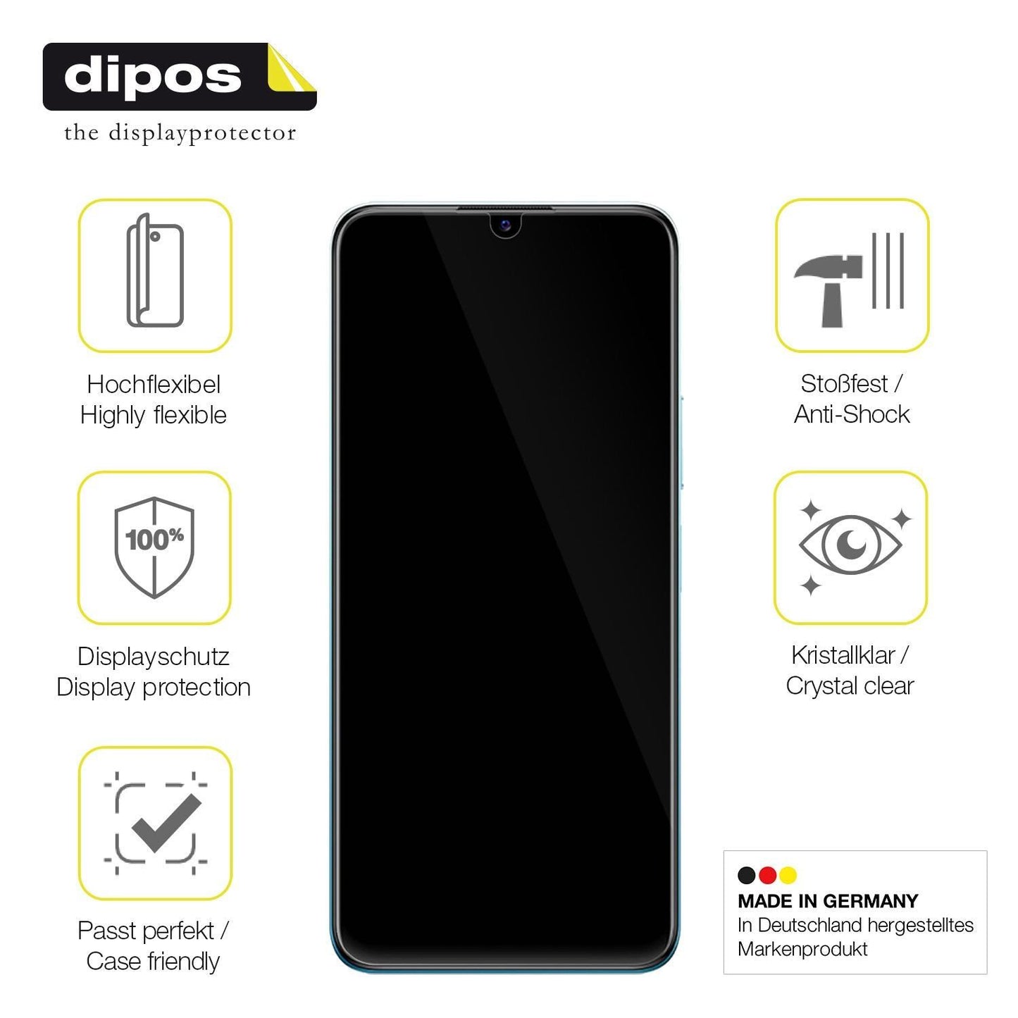 2x 3D Full Cover Schutzfolie für VIVO Y15c (7)