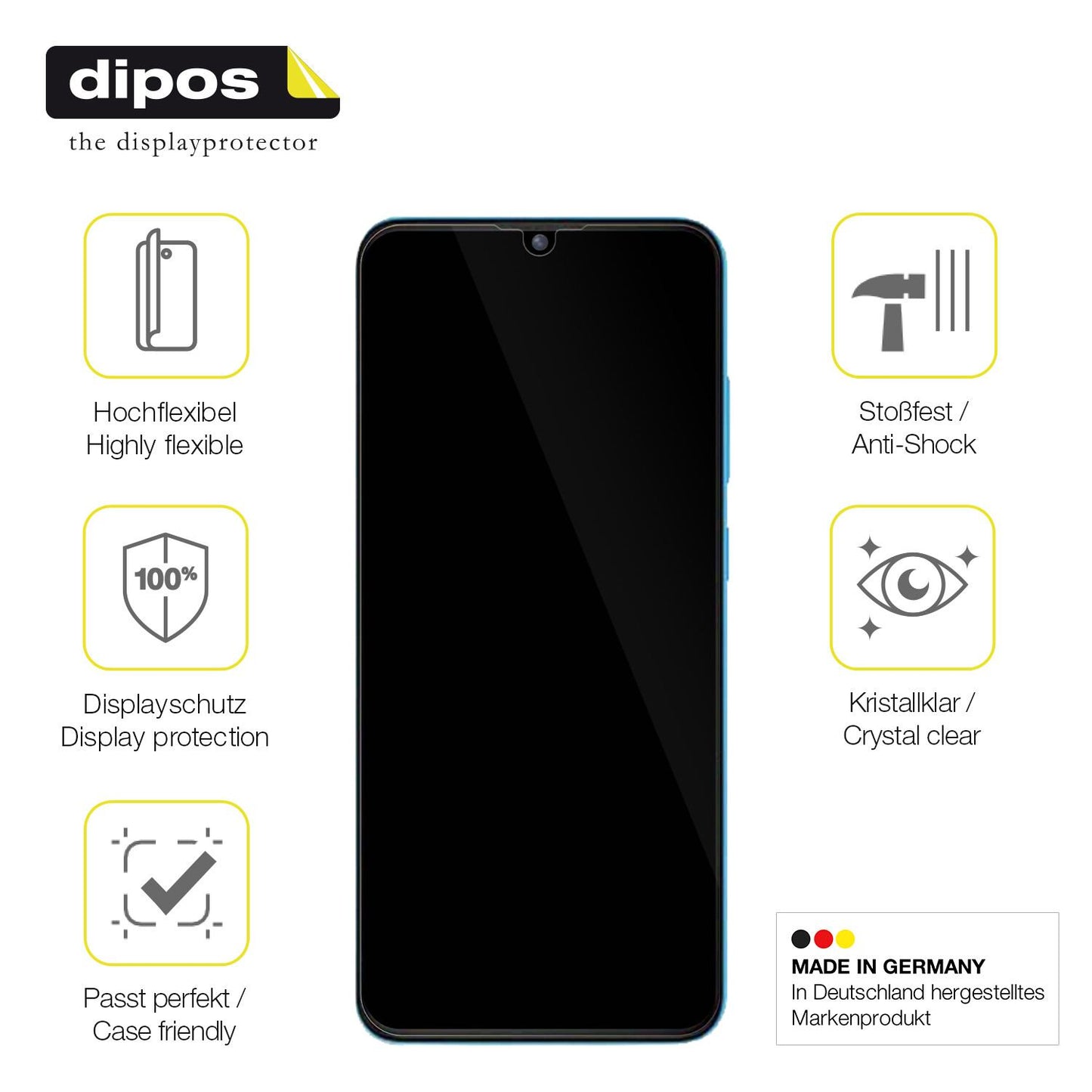 2x 3D Full Cover Schutzfolie für Walton Orbit Y50 (7)