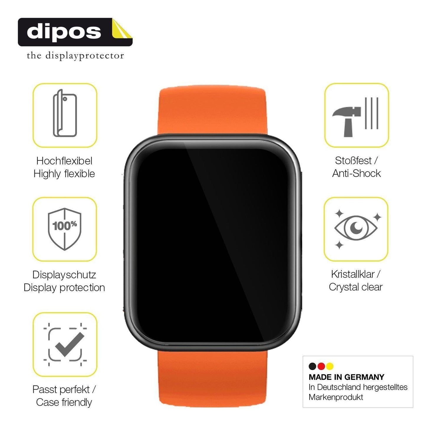 2x 3D Full Cover Schutzfolie für Maimo Watch (7)