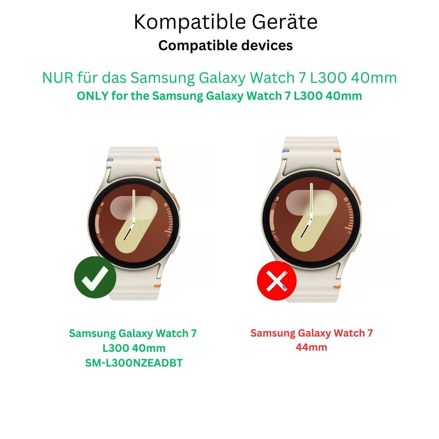2x 9H Schutzfolie matt für Samsung Galaxy Watch 7 (8)