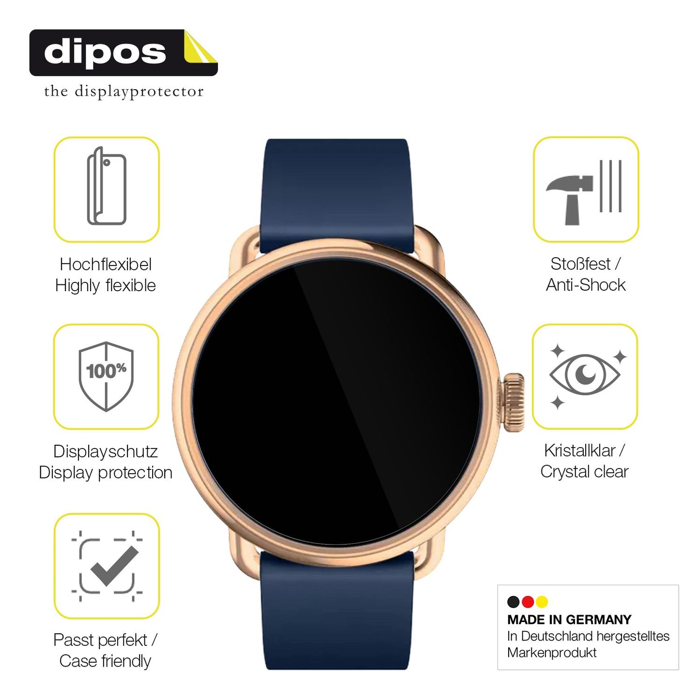 2x 3D Full Cover Schutzfolie für Withings Scanwatc (7)