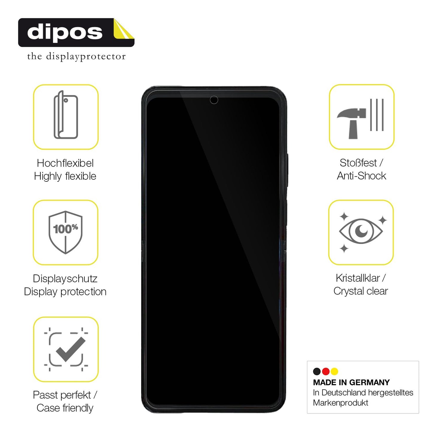 2x 3D Full Cover Schutzfolie für ZTE Nubia Flip 2 (7)