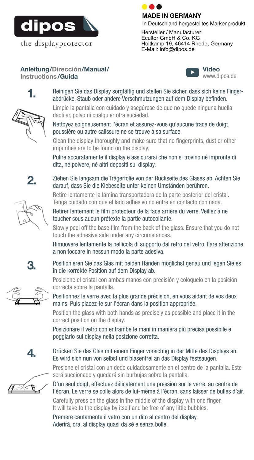 2x 9H Schutzfolie matt für Oppo A79 5G Panzerfolie (6)