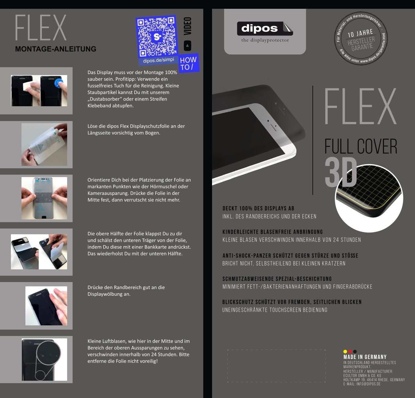 Full Cover Privacy Blickschutzfolie für Vivo V29 (6)