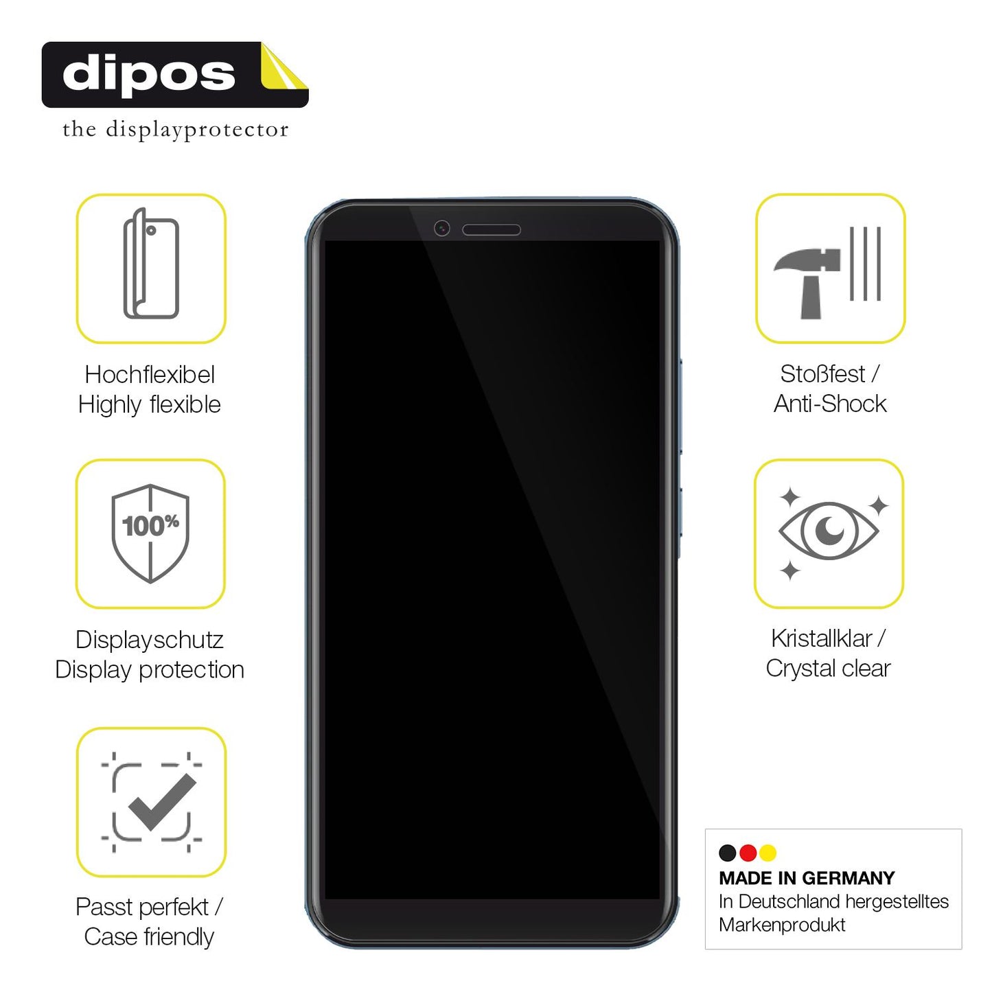 2x 3D Full Cover Schutzfolie für Mobicel PX9 (7)