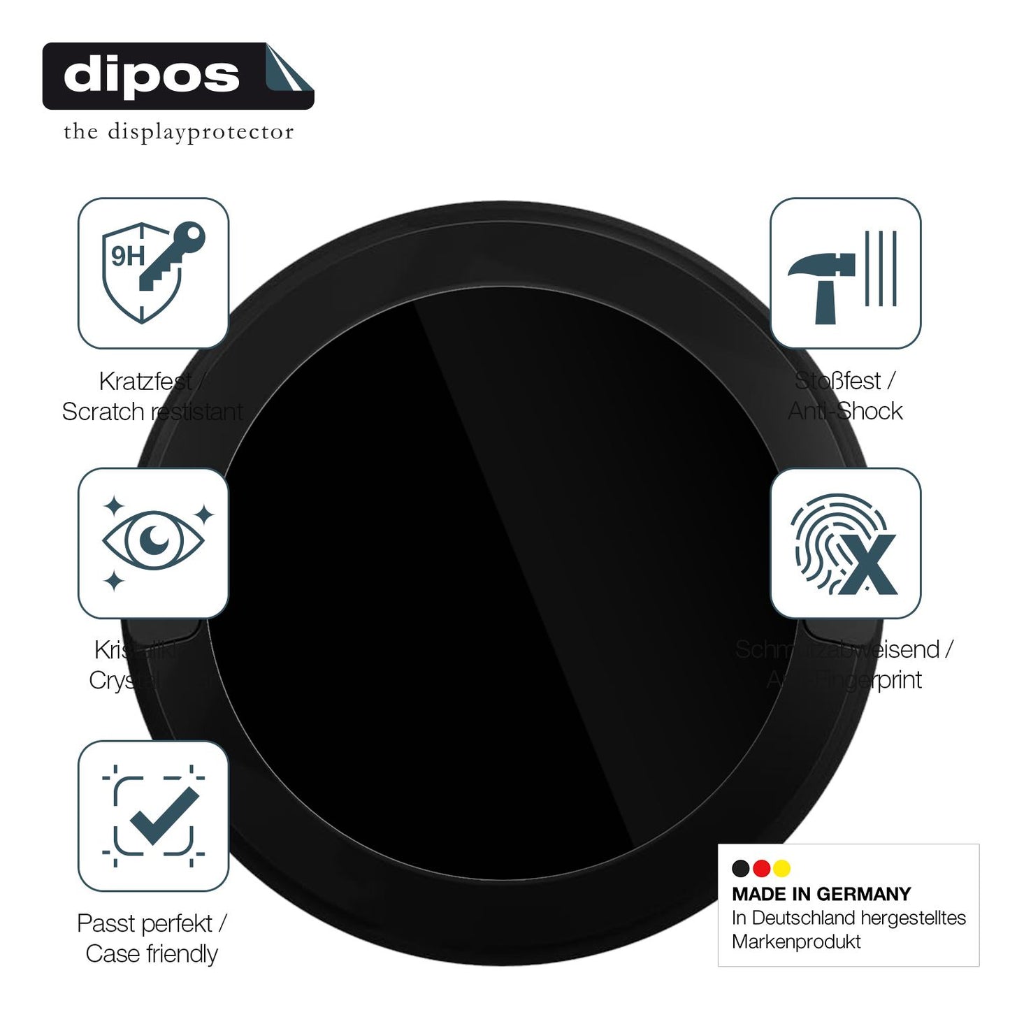 2x 9H Schutzfolie für OOONO P-Disc NO2 Panzerfolie (7)
