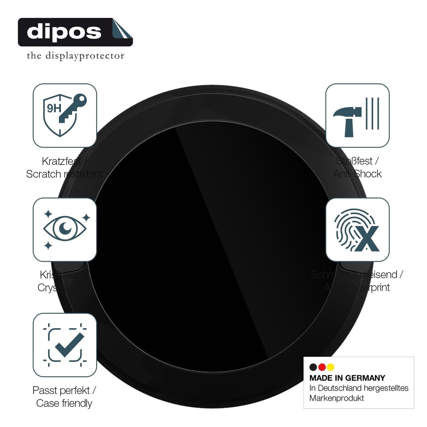 2x 9H Schutzfolie für OOONO P-Disc NO2 Panzerfolie (7)