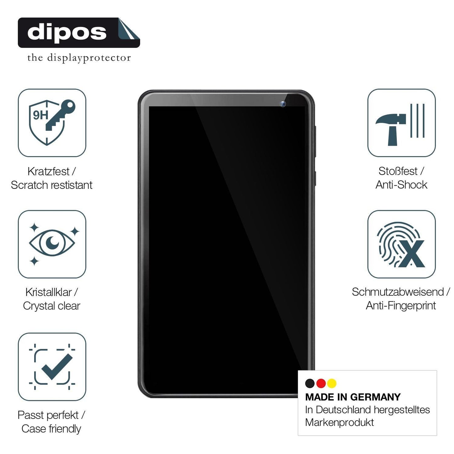2x 9H Schutzfolie für qunyiCo Playstore 7 Zoll Pan (7)