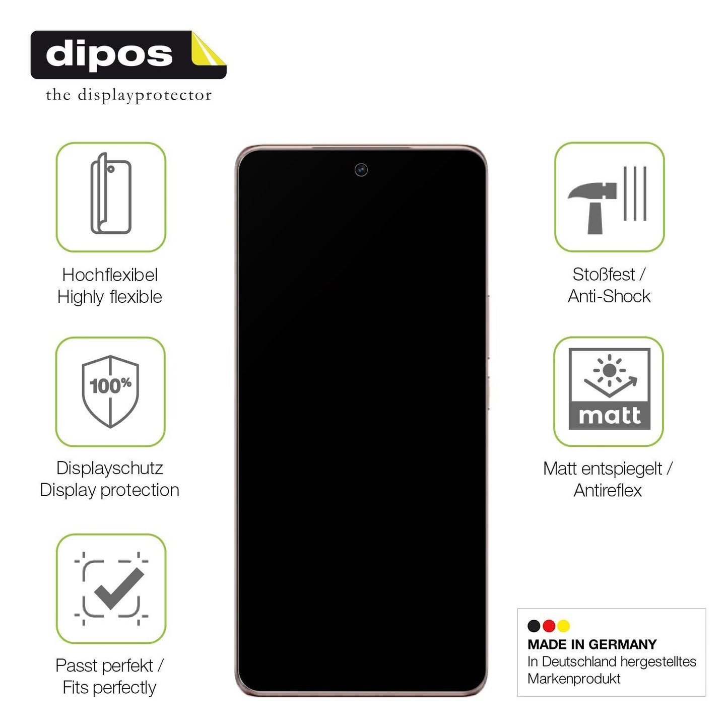 2x Full Cover Schutzfolie matt für Vivo V50e (7)