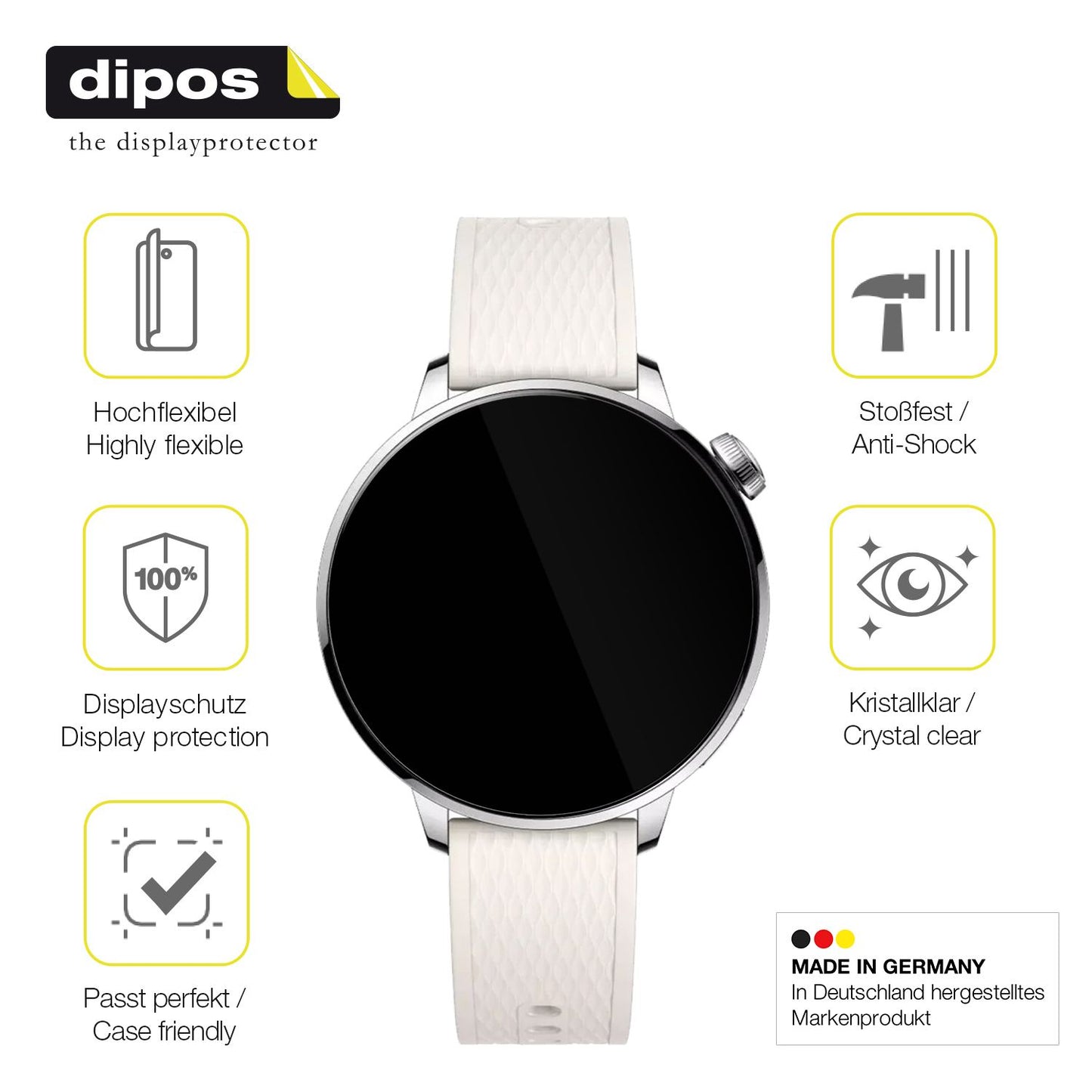 2x 3D Full Cover Schutzfolie für Oppo Watch X2 Min (7)