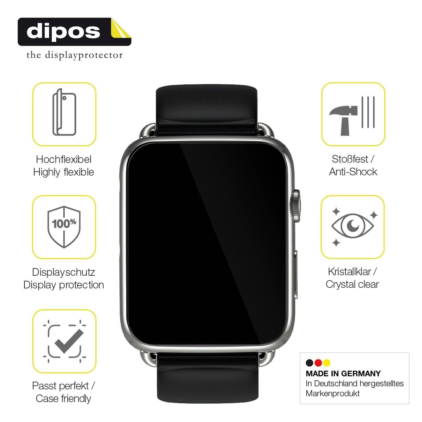 2x 3D Full Cover Schutzfolie für Smartwatch DM20 1 (7)