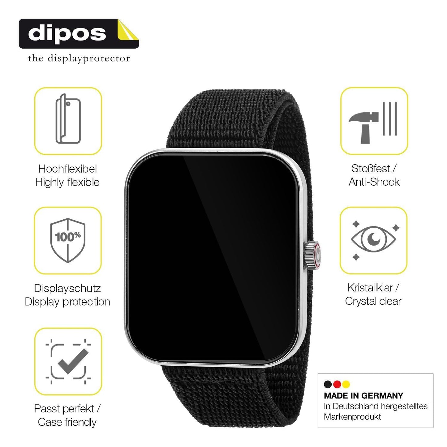 2x 3D Full Cover Schutzfolie für Sector Smartwatch (7)
