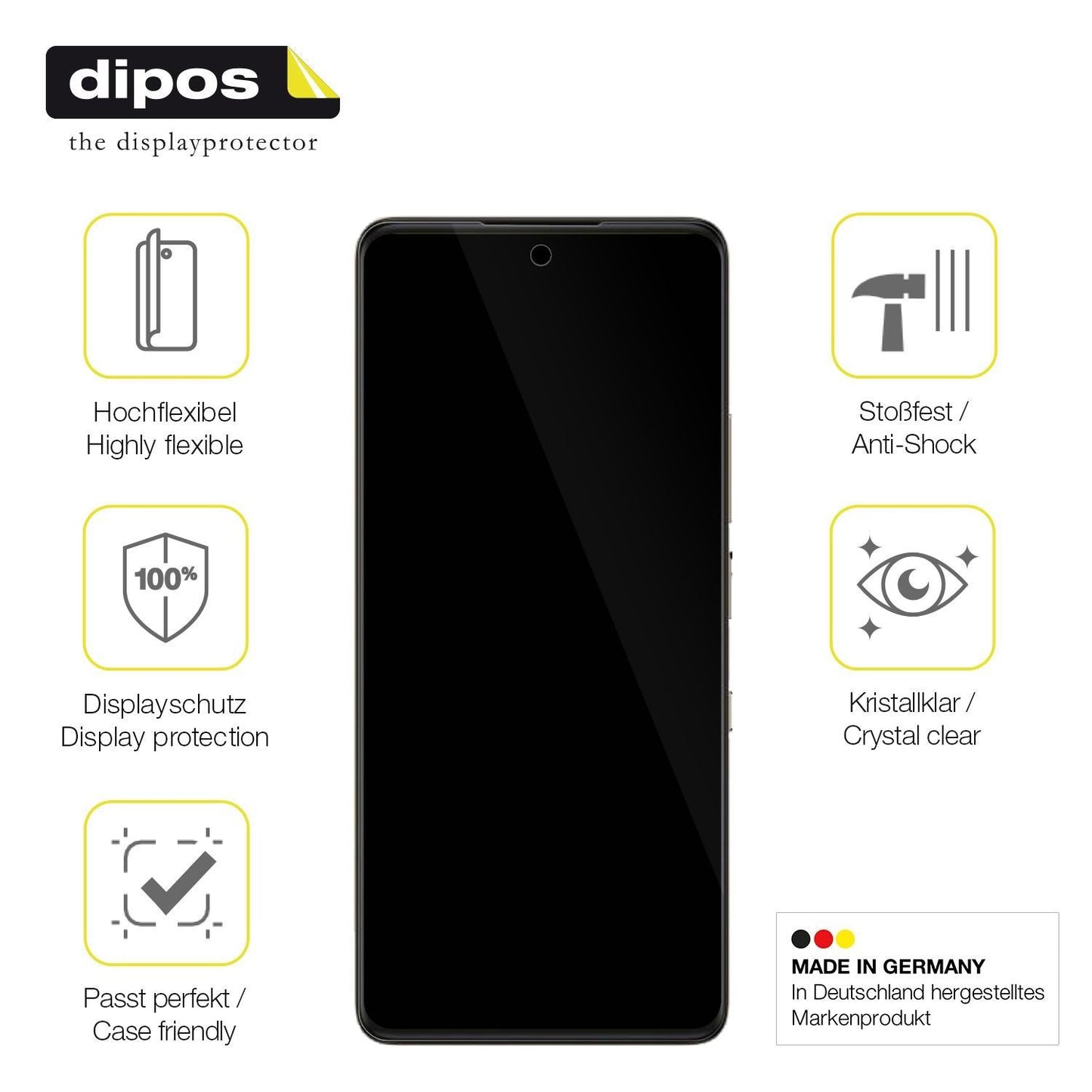 2x 3D Full Cover Schutzfolie für Alcatel V3 Ultra (7)