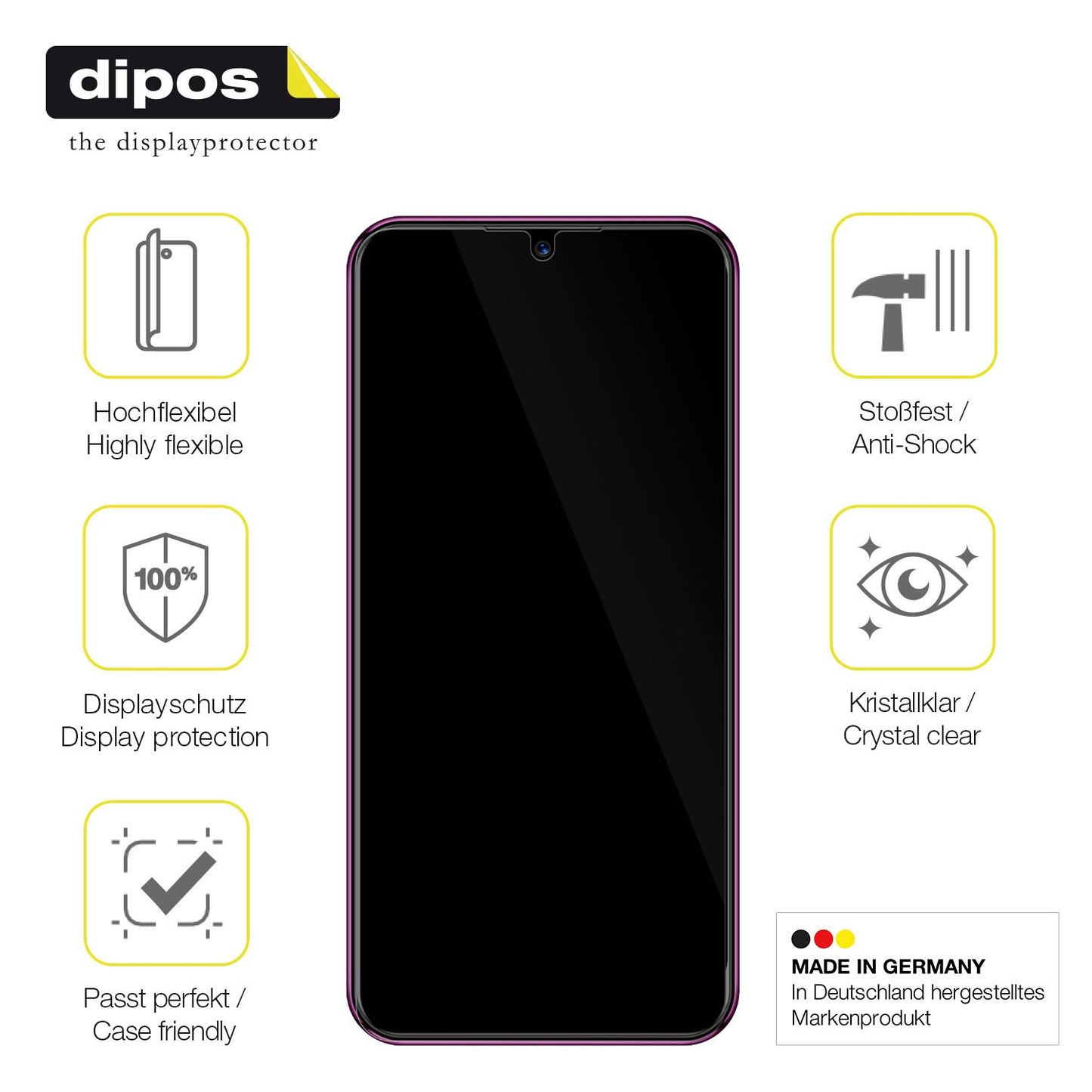 2x 3D Full Cover Schutzfolie für BQ 6051G (7)