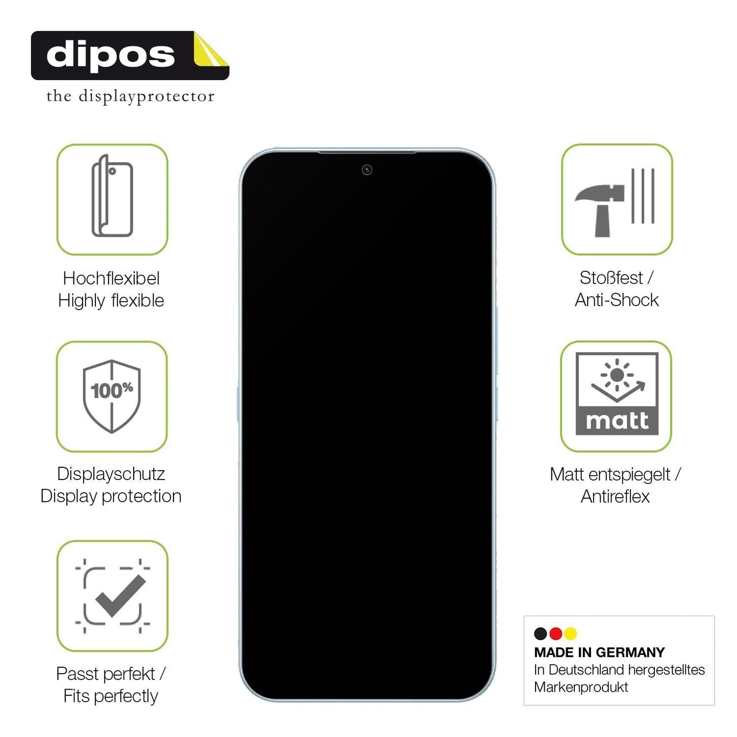 2x Full Cover Schutzfolie matt für Meizu Note 22 5 (7)