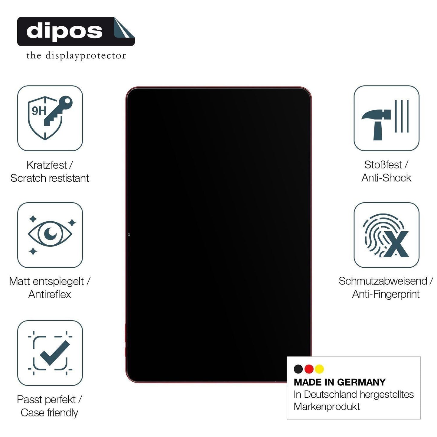2x 9H Schutzfolie matt für Teclast Tablet T60Ai Pa (7)