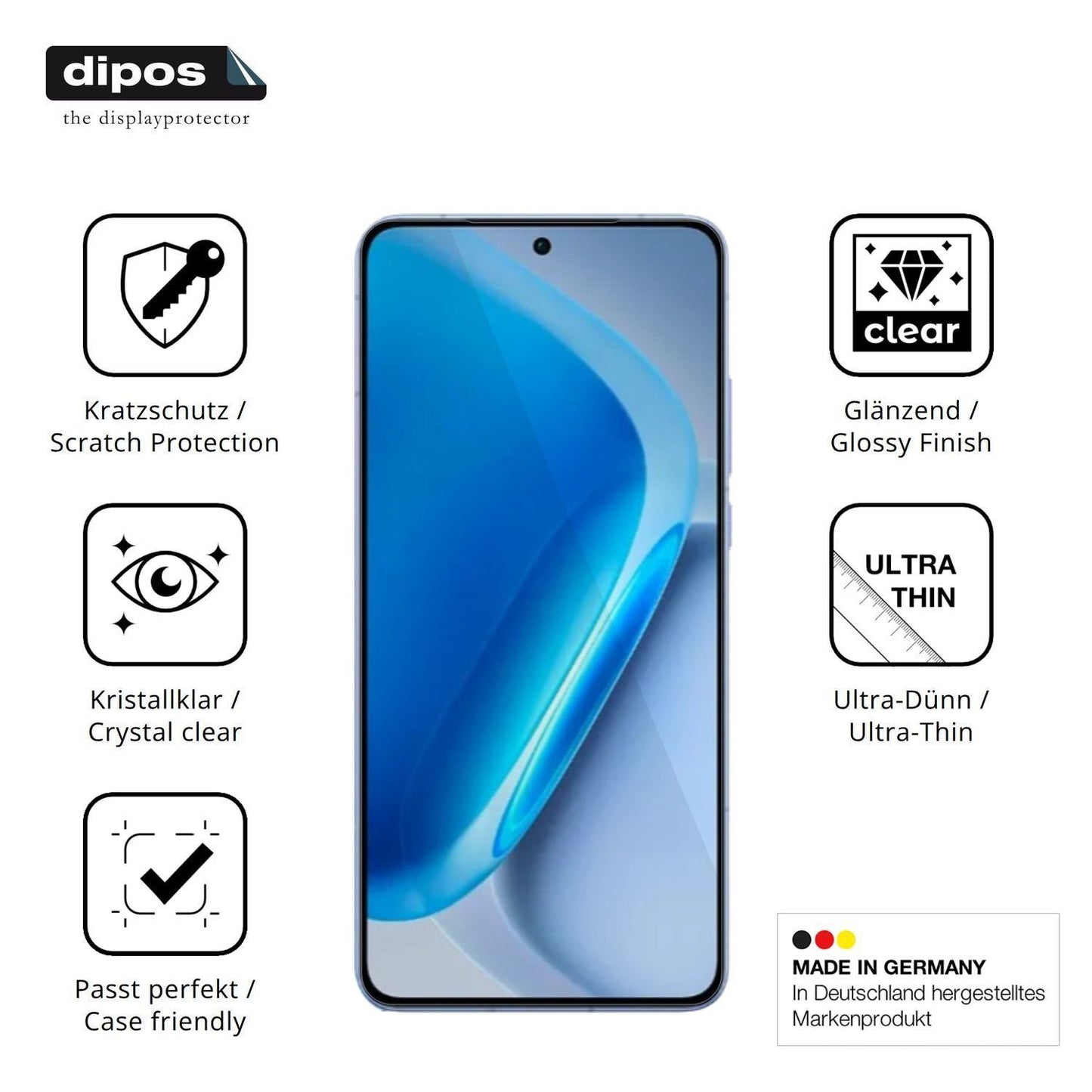 4x Schutzfolie klar für Vivo Iqoo Neo 11 Display-S (7)
