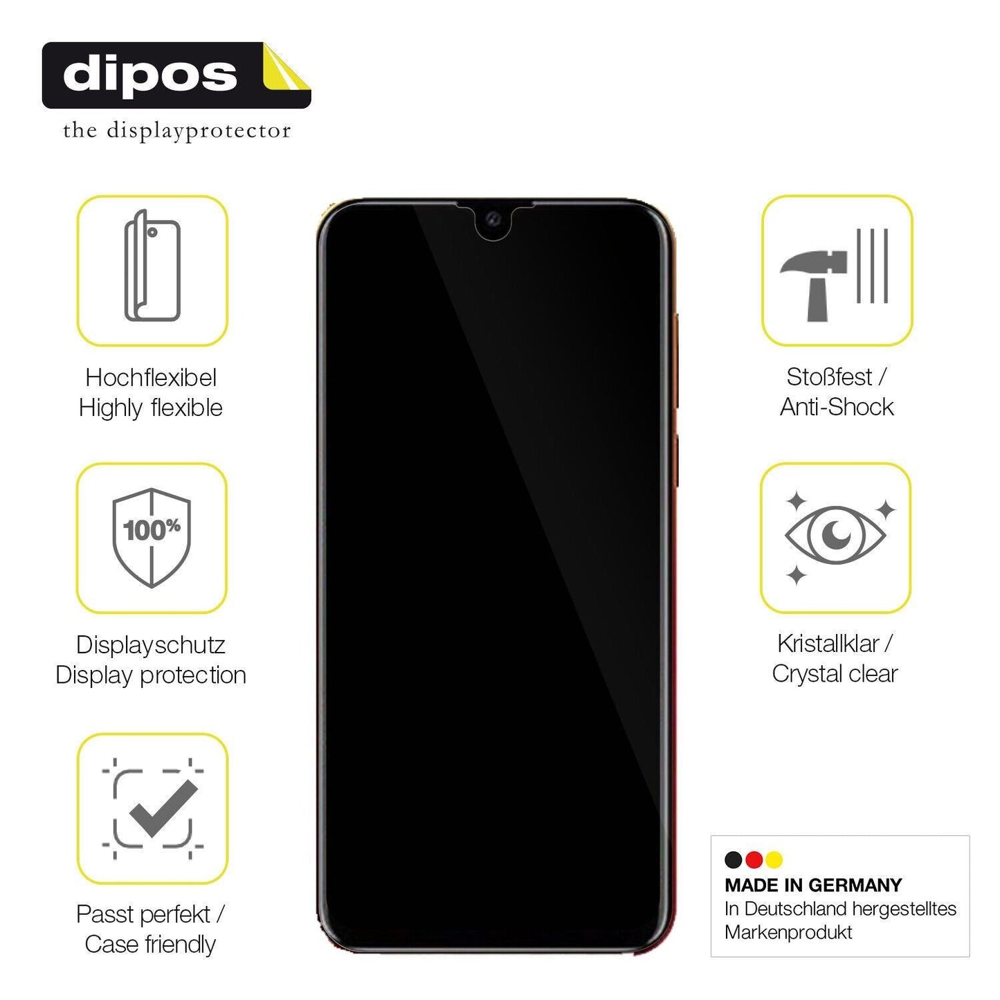 1x 3D Full Cover Schutzfolie für Benco V8 (7)