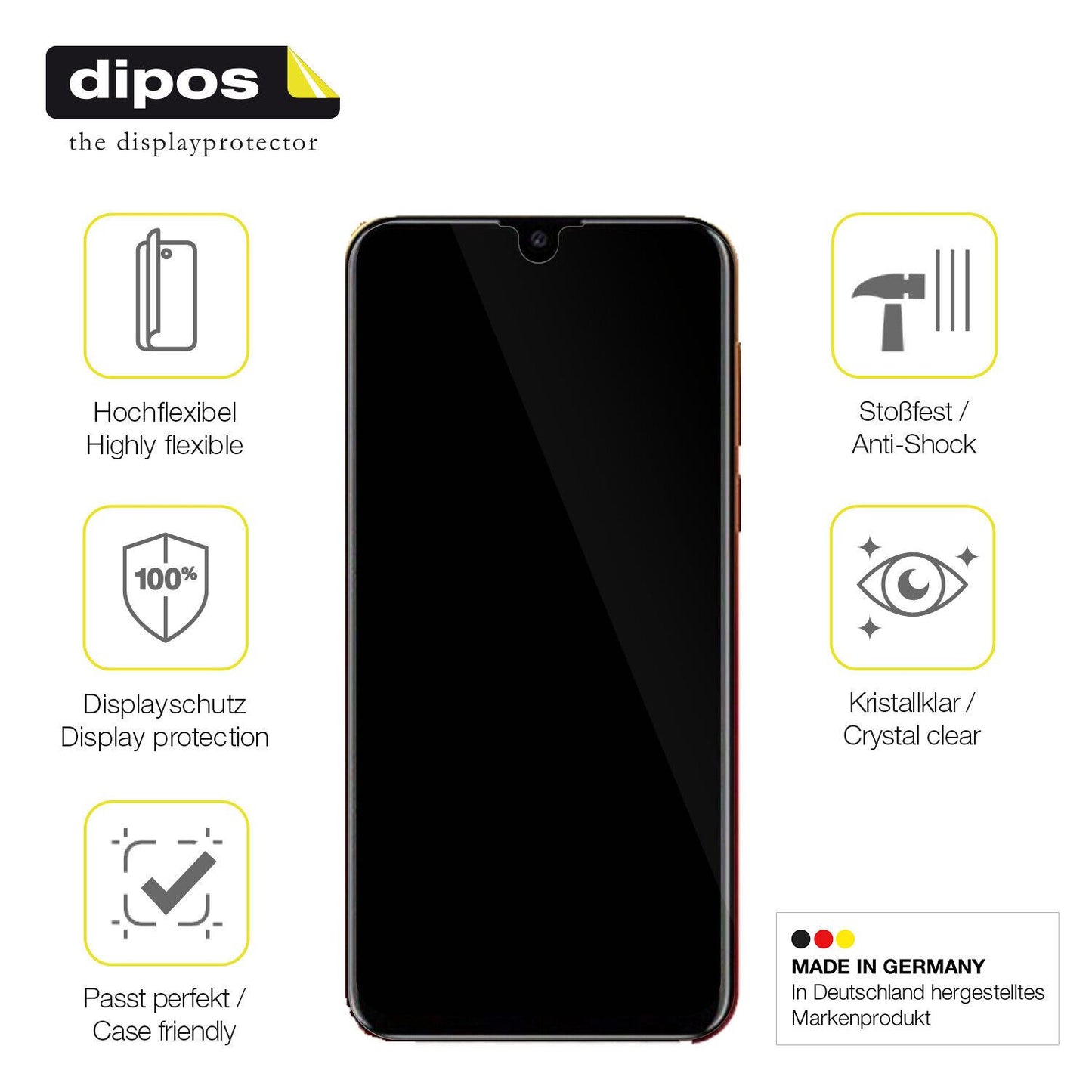 1x 3D Full Cover Schutzfolie für Benco V8 (7)