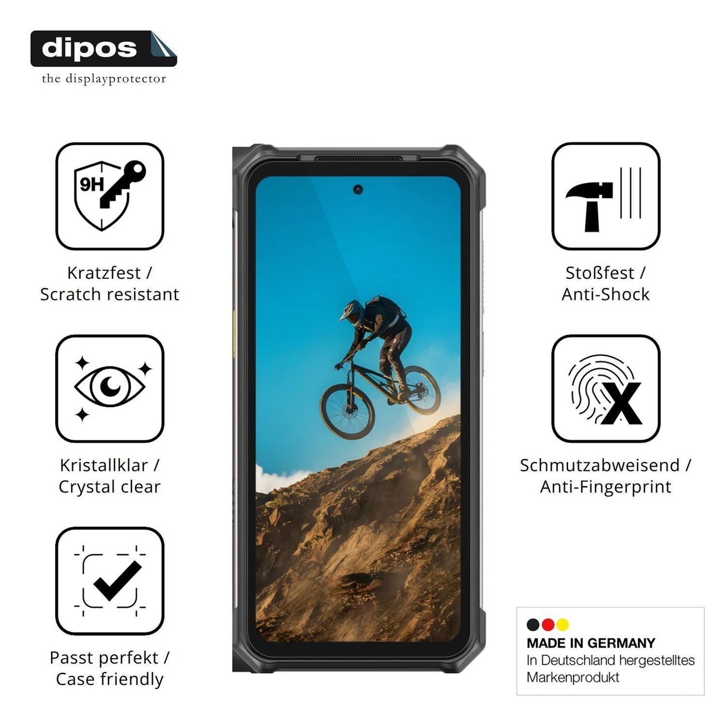 2x 9H Schutzfolie für Ulefone RugKing 5 Pro Panzer (7)
