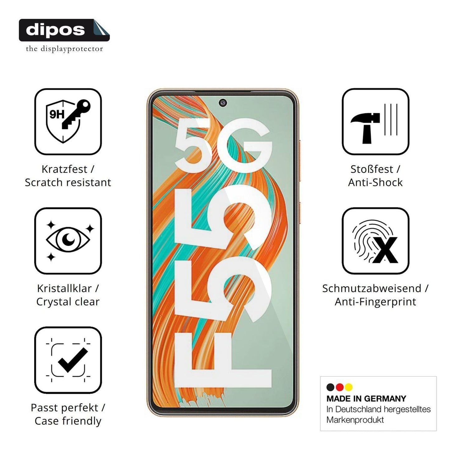 2x 9H Schutzfolie für Samsung Galaxy F55 Panzerfol (7)