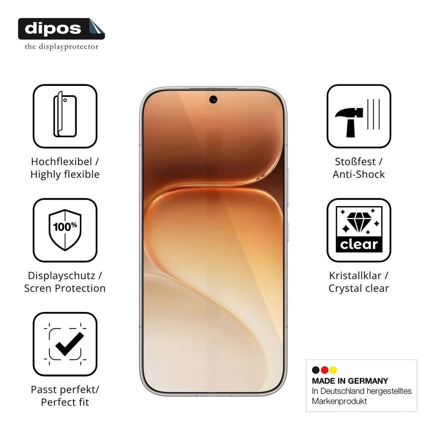 2x 3D Full Cover Schutzfolie für Honor 600 Pro (7)