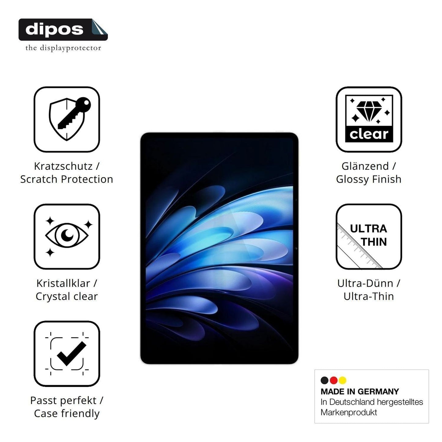 2x Schutzfolie klar für Vivo Pad5 Pro Soft Light D (7)