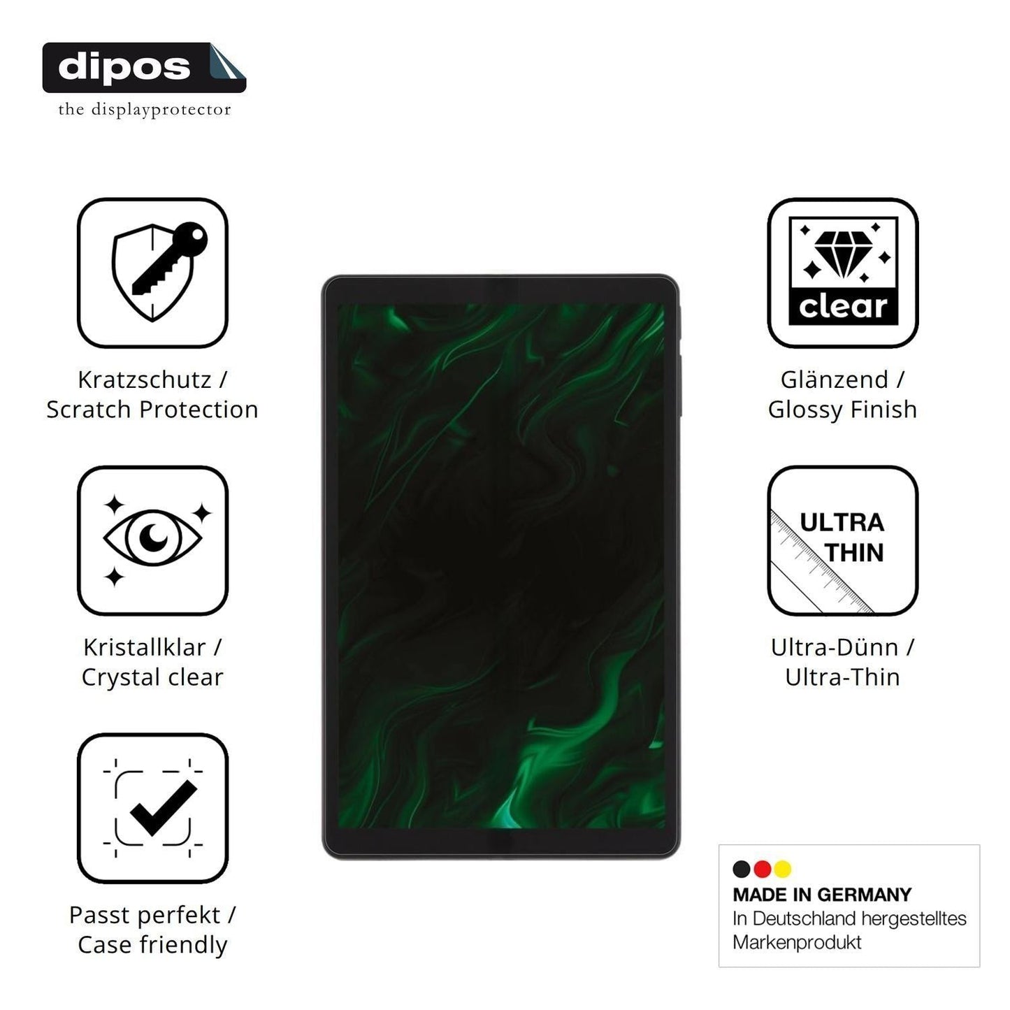 2x Schutzfolie klar für Digma Pro Spark 8.7 Displa (7)