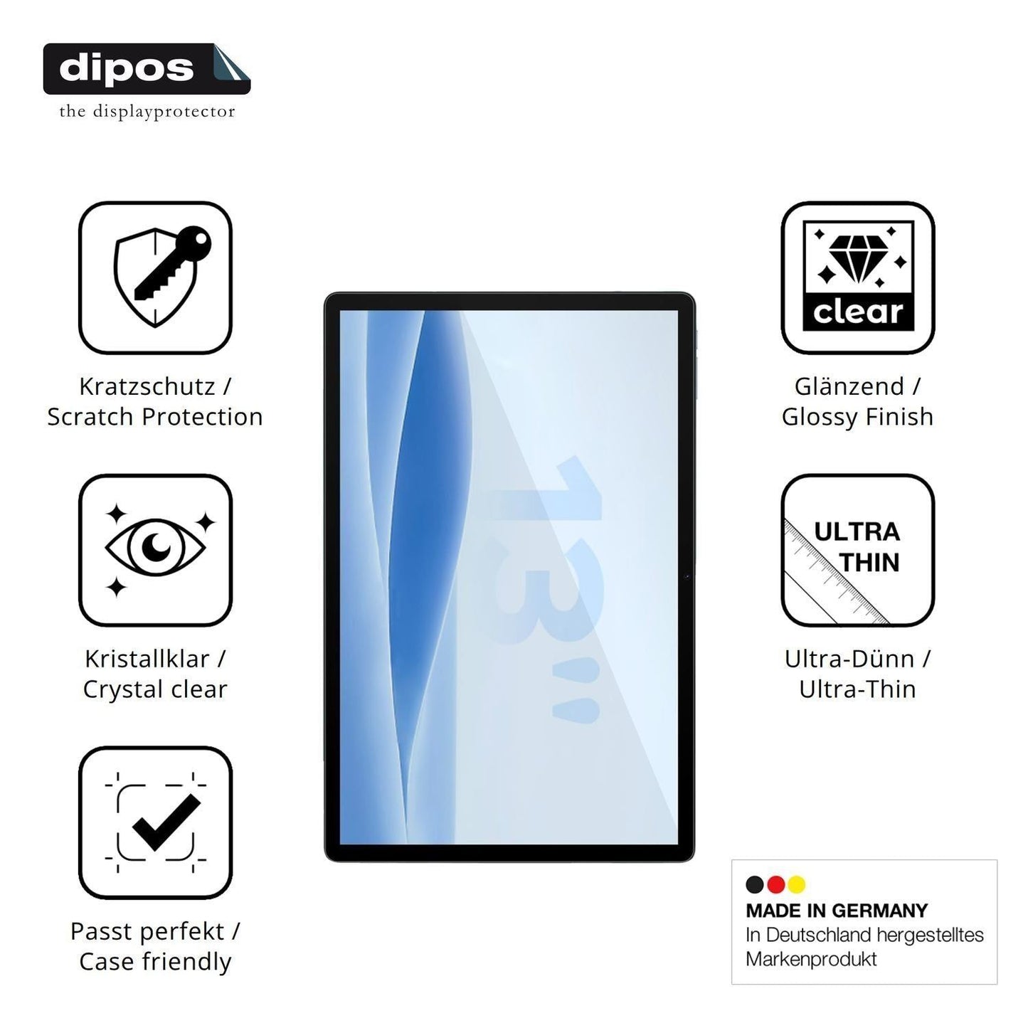 2x Schutzfolie klar für Doogee U13 Pro 13.4 Displa (7)