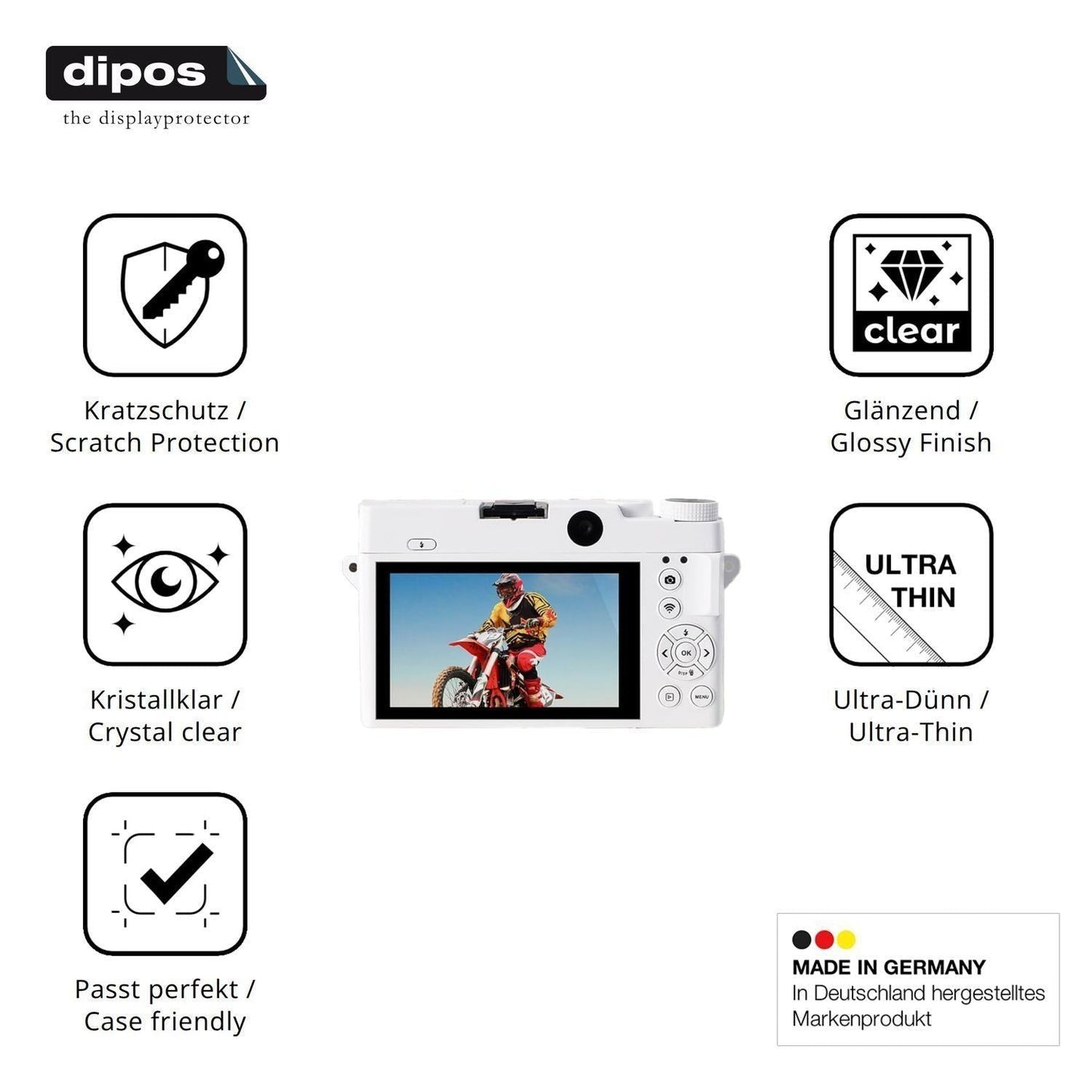 4x Schutzfolie klar für Nsyee WD07 Display-Schutzf (7)