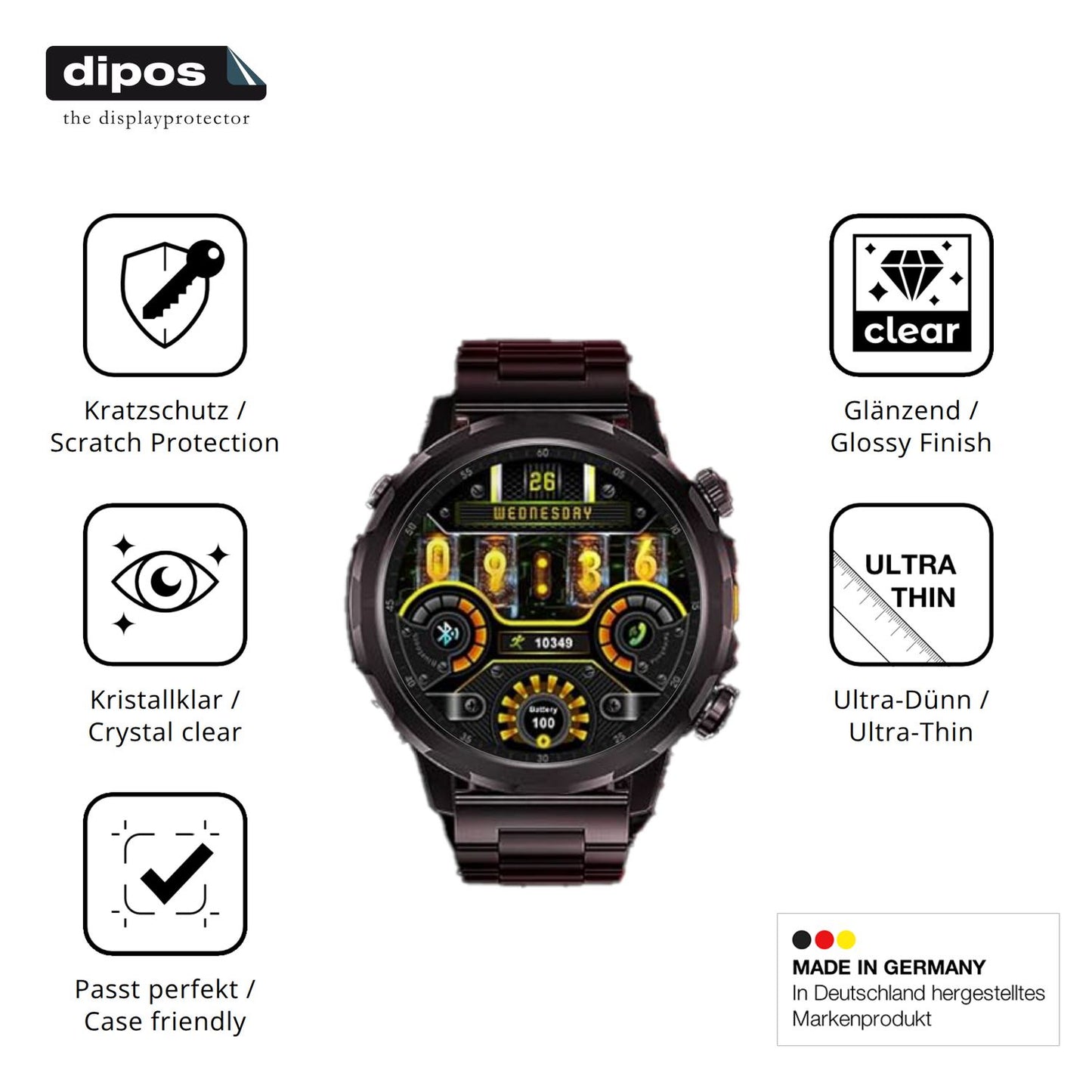 6x Schutzfolie klar für BENYAR SMART EF20 Display- (7)