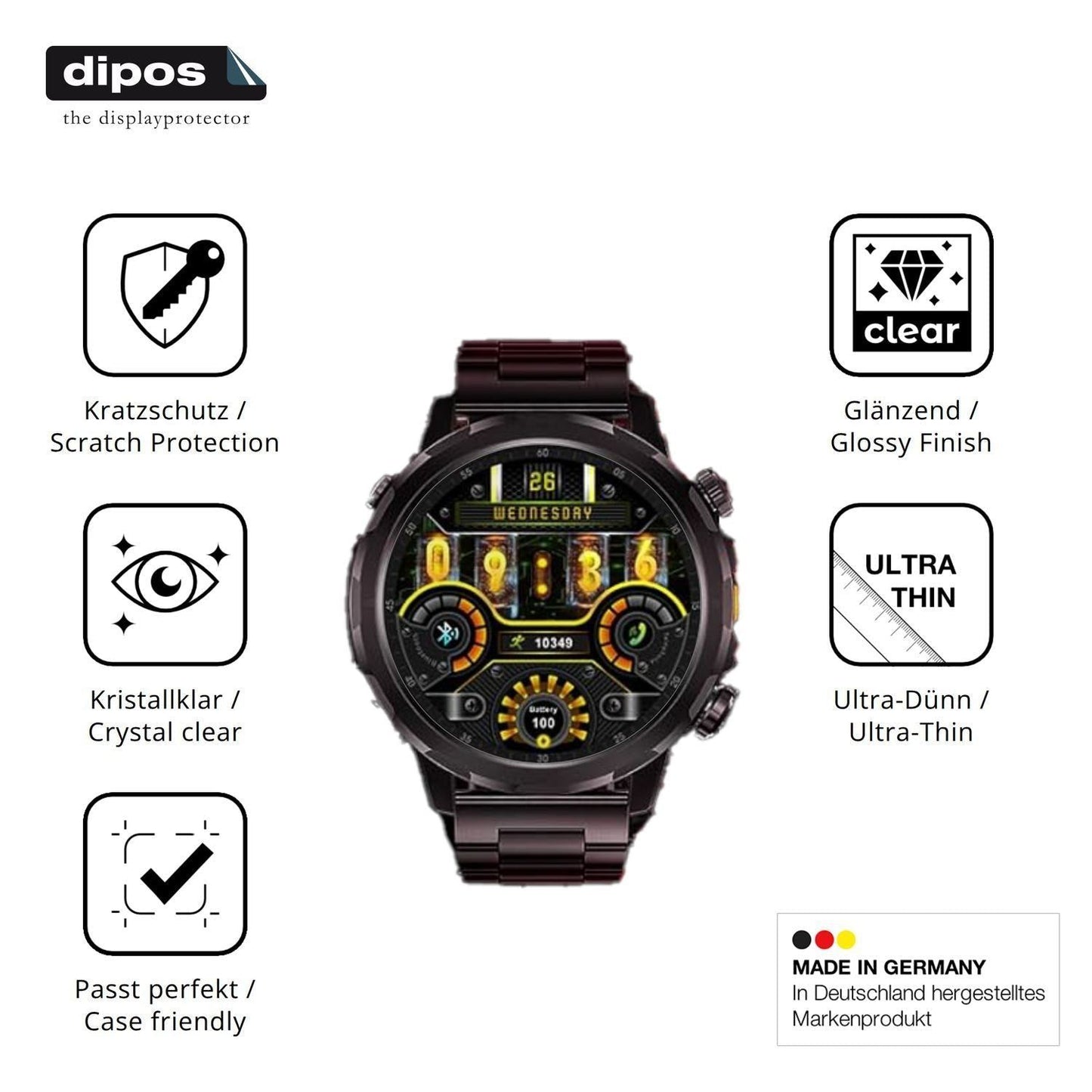 6x Schutzfolie klar für BENYAR SMART EF20 Display- (7)
