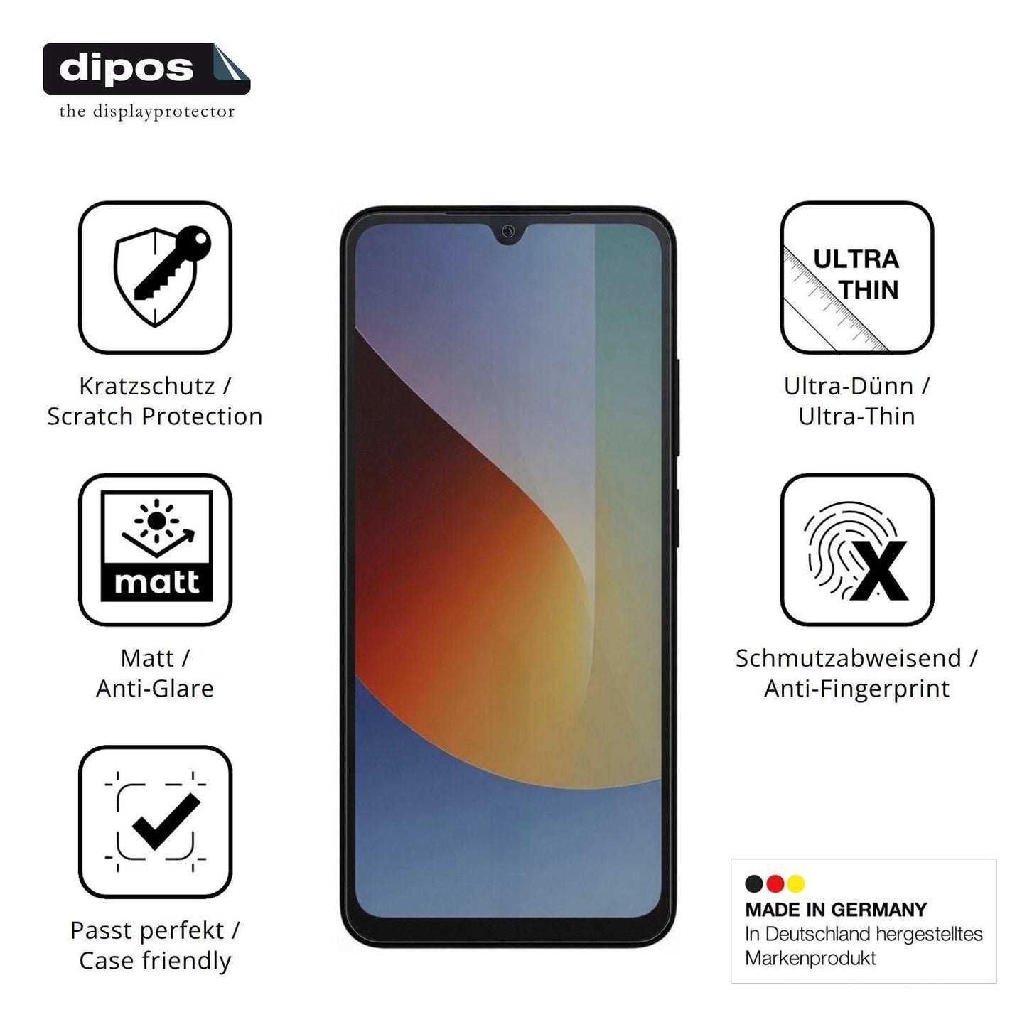 4x Schutzfolie matt für Redmi A7 Display-Schutzfol (7)