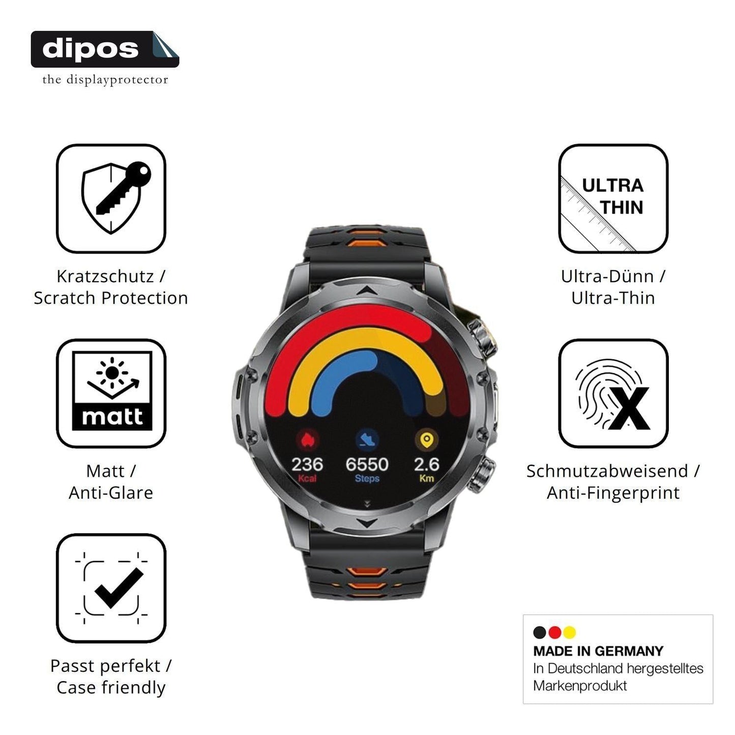 6x Schutzfolie matt für BENYAR SMART EF23 Display- (7)